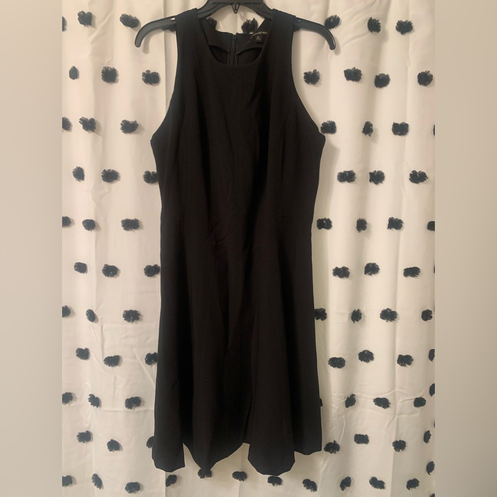 Banana Republic Black Fit and Flare dress size 14